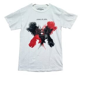 VTG 2009 Kings of Leon Come Around Sundown World Tour T-Shirt Double-Sided sz S